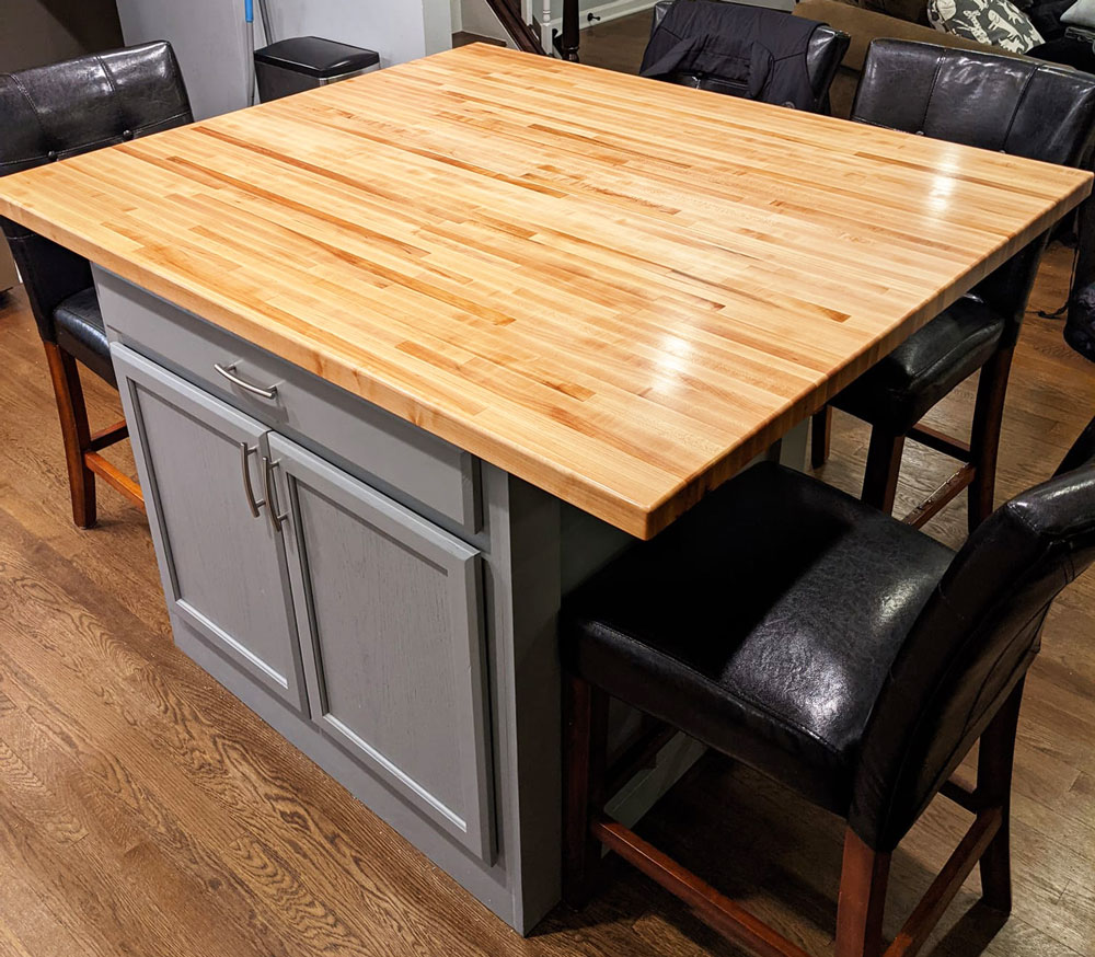 Maple Kitchen Island
