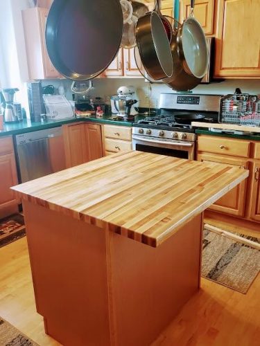 Maple Kitchen Island