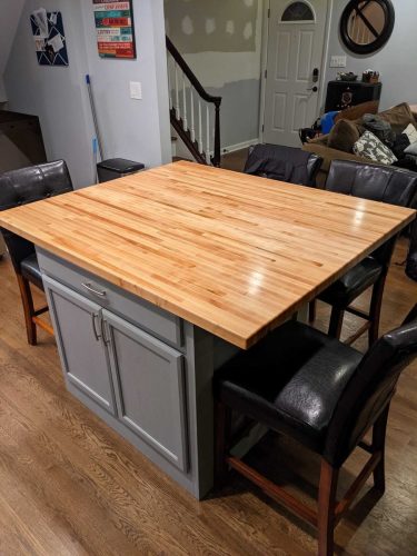 Maple Kitchen Island