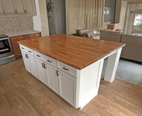 Oak Kitchen Island