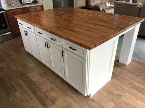 Oak Kitchen Island