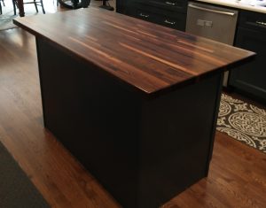 Walnut Kitchen Island